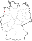 Karte Lehe, Ems